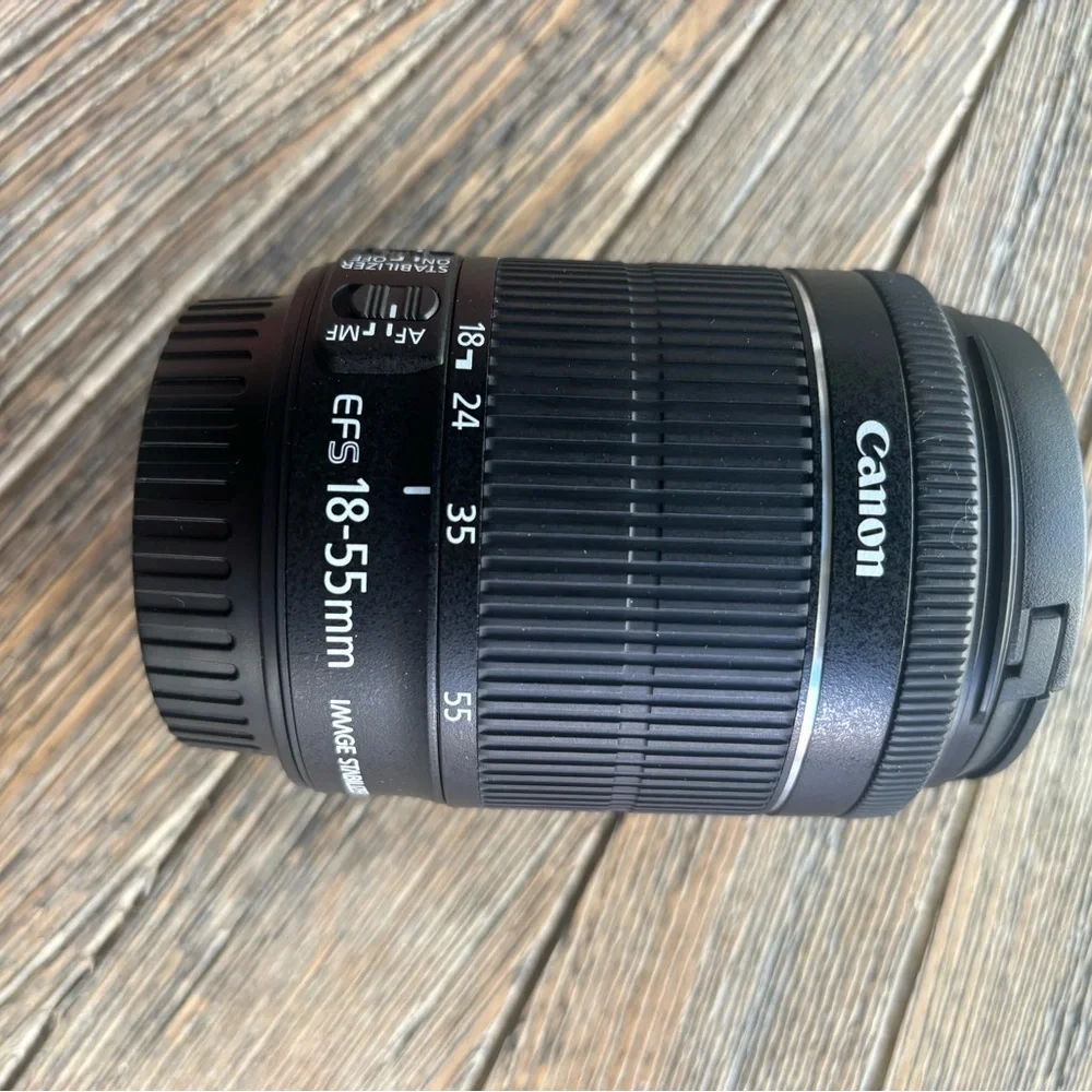 Canon Black Camera Lens 18-55mm